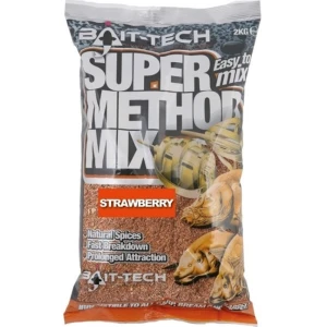 Groundbait BAIT-TECH Super Method Mix Strawbery, 2kg