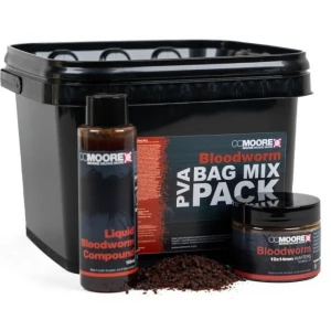 Nada CC MOORE PVA Bag Mix Pack, Bloodworm, 1kg