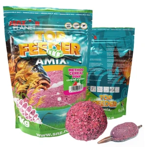 Nada SENZOR Top Feeder Amix Method Cereal Pink, Capsuna Usturoi, 1kg