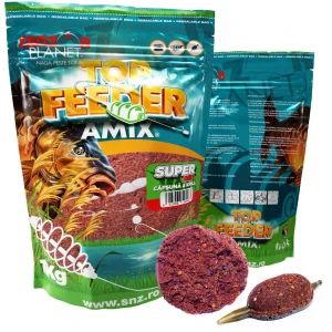 Nada Senzor Top Feeder Amix Method, Super Red , Capsuna Krill, 1kg