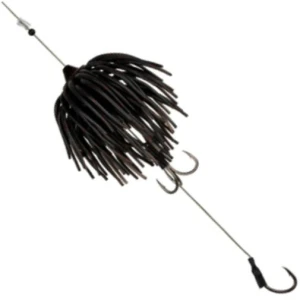 Teaser BLACK CAT Real Worm, Black Red Flash, 80g, 1buc/pac