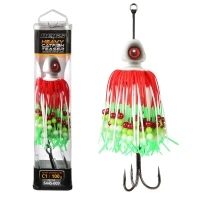Teaser NEVIS Bullet Head, 100g, Rosu-Alb-Verde, 1buc/pac