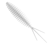 Grub LIBRA LURES Turbo Worm Mini, 35mm, 0.34g, White, 15buc/pac Grub LIBRA LURES Turbo Worm Mini, 35mm, 0.34g, White, 15buc/pac