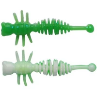 Larva BERKLEY PowerBait Power Larvae, Spring Green / White, 4cm, 12buc/pac Larva BERKLEY PowerBait Power Larvae, Spring Green / White, 4cm, 12buc/pac