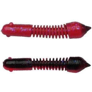 Larva BERKLEY PowerBait Power Pillar, Salmon Egg Red / Black, 4cm, 12buc/pac