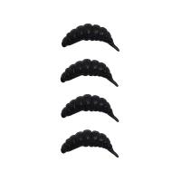 Naluca FISHUP Ozi Cheese, 101 Black, 3cm, 10buc/pac