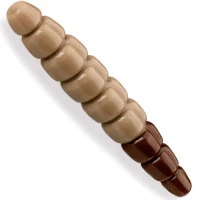 Naluca FISHUP Trout Series Morio Cheese, 138 Coffee Milk Earthworm, 3.1cm, 12buc/pac