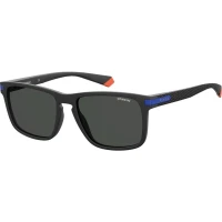 Ochelari De Soare Polaroid PLD 2088/S 0VK/M9, 55mm, Matte Black Blue