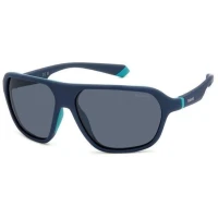 Ochelari De Soare Polaroid PLD 2152/S FLL C3 59, Albastru-Negru Mat