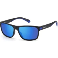 Ochelari De Soare Polaroid Pld 2121/s 0vk/5x, 58mm, Matt Black Blue