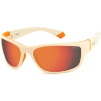 Ochelari de Soare POLAROID  PLD 2135/S IXN/OZ, 65mm, Alb-Rosu