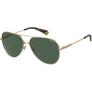 Ochelari de Soare POLAROID PLD6187/S J5G/UC, 60mm, Auriu-Verde Ochelari de Soare POLAROID PLD6187/S J5G/UC, 60mm, Auriu-Verde