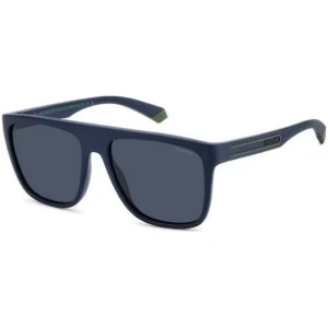 Ochelari de Soare POLAROID Unisex PLD 2161/S FLL C3 56, Matt Blue ECO