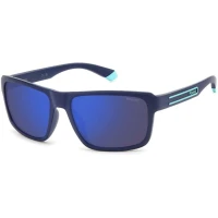 Ochelarii de Soare POLAROID PLD 2153/S FLL 5X, 58mm, Matte Blue