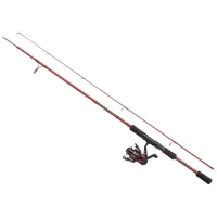 Combo Mitchell Tanager Red Spinning Ml, 5-21g, 2.10m, 2seg