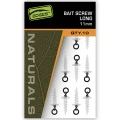 Anou Cu Surub FOX Edges Bait Screws, Clear, 9mm, 10buc/pac
