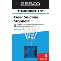 Stoper ZEBCO Trophy Clear Silicone M, 30buc/pac