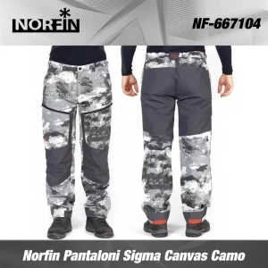 Pantaloni Norfin Sigma Canvas Camo Marime XL