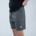 Pantaloni scurti NASH Make It Happen Badge Shorts Grey Marl, Marime M Pantaloni scurti NASH Make It Happen Badge Shorts Grey Marl, Marime M