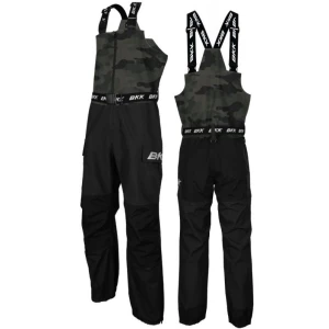 Salopeta BKK Rain Bib, Black Camo, Masura XS