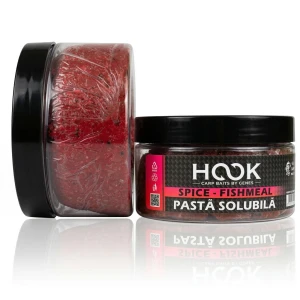 Pasta Boilies Solubila HOOKBAITS Spice & Fishmeal, 350ml