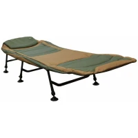 Pat Zfish Bedchair Siesta X6, Green-Brown, 205x85cm