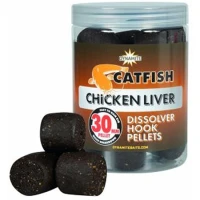 Pelete Dynamite Baits, Catfish Chicken Liver Dissolver Hook Pellets, 30mm