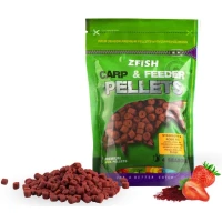 Pelete Zfish Carp & Feeder Hook Pellets, Flavour Strawberry Robin Red, 8mm, 200g