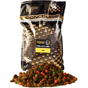 Pelete Benzar Mix Concourse Twister Pellet Mix, Liver, 800g