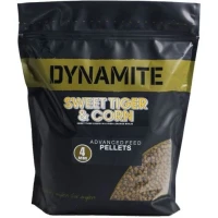 Pelete Dynamite Baits Sweet Tiger & Corn Pellets, 4mm, 900g