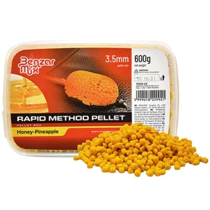 Pelete Method BENZAR MIX Rapid Pellet, Miere Ananas, 3.5mm, 600g