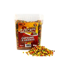 Pelete SENZOR Magnet, Capsuna si Ananas, 4mm, 1kg