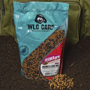 Pelete WLC, Halibut Crap Mix, 4mm, 800g