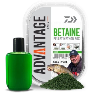 Pelete Daiwa Advantage Method Box + Booster 500g/cutie Green Betain