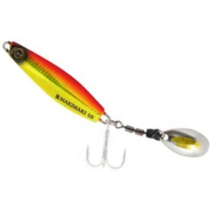 Pilker Hayabusa Jack Eye Maki Maki FS-434 Jigs, Red Gold Zebra, 30g, 6.2cm