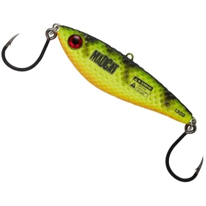 Pilker MADCAT Vertical Jig Vibratix, Fire Tiger UV, 90g, 10cm, 1buc/pac