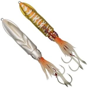 Pilker SAVAGE GEAR Swimsquid Inchiku, Orange Gold Glow, 10.3cm, 180g, 1buc/pac 