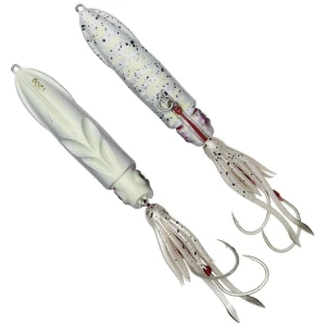 Pilker SAVAGE GEAR Swimsquid Inchiku, White Glow, 10.3cm, 180g, 1buc/pac 