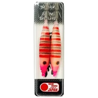 Pilker Tubertini Jig Seika Predator Fishing Mini Squid Soft Silk, Culoare 204, 9cm, 2buc/pac