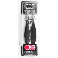 Pilker Tubertini Jig Seika Predator Fishing Mini Squid Soft Silk, Culoare 206, 9cm, 2buc/pac
