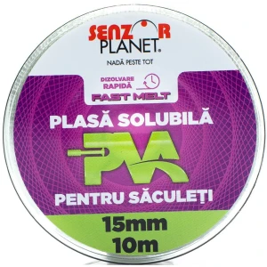 Rezerva SENZOR PVA Plasa Solubila Fast Melt, 15mm, 10m Rezerva SENZOR PVA Plasa Solubila Fast Melt, 15mm, 10m