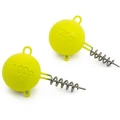 Cap Jig Fox Rage Pelagic Screws, UV Yellow, 120g, 1buc/pac
