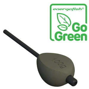 Plumb Plat Inline Carp Expert Go Green Drop Flat 40g Plumb Plat Inline Carp Expert Go Green Drop Flat 40g