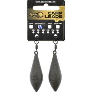 Plumb SELECT BAITS Distance Bullet Lead, 110g, 2buc/pac