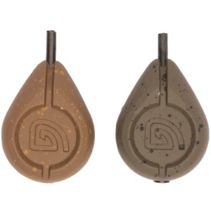 Plumb Trakker Flat Pear QC Inline Lead, 70.87g / 2.5oz Plumb Trakker Flat Pear QC Inline Lead, 70.87g / 2.5oz