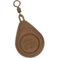 Plumb Trakker Flat Pear Swivel Lead, 127.57g / 4.5oz Plumb Trakker Flat Pear Swivel Lead, 127.57g / 4.5oz