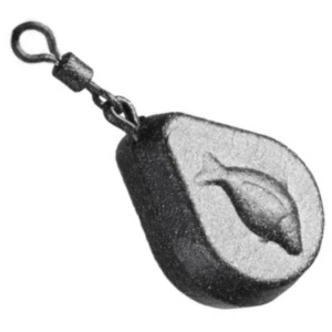 Plumb Zfish Flat Pear Lead, 60g, 1buc/pac