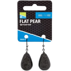 Plumbi PRESTON Flat Pear, 7g, 2buc/pac
