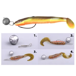 LESTAJ PLUMB SPRO 7GR PTR MONTURA CHEBURASAHKA 5BUC