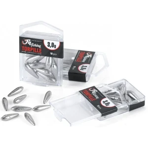 Plumbi Filfishing Torpile Culisanti Cu Silicon, 4g, 10buc/pac Plumbi Filfishing Torpile Culisanti Cu Silicon, 4g, 10buc/pac